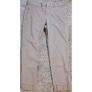 Banana Republic Pants Womens 00 Tan Avery Straight Ankle Chino Casual Pockets